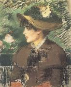 Edouard Manet Sur le banc (mk40) Sweden oil painting artist